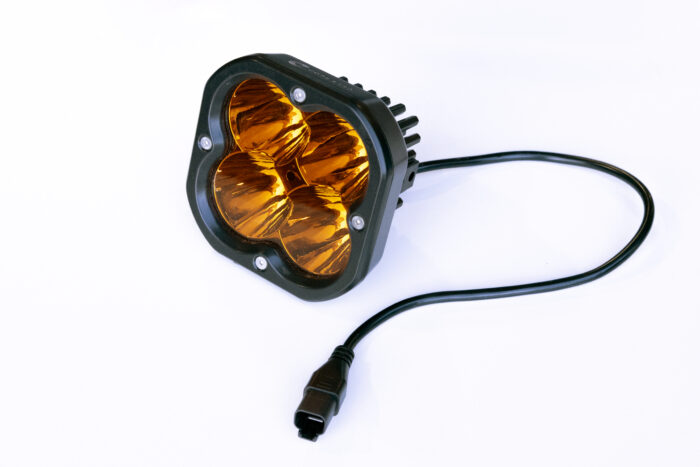 Code 4 LED 5 inch 80 watt Amber Pod light, Spot pattern (C4-W-0580-SA) - Image 7